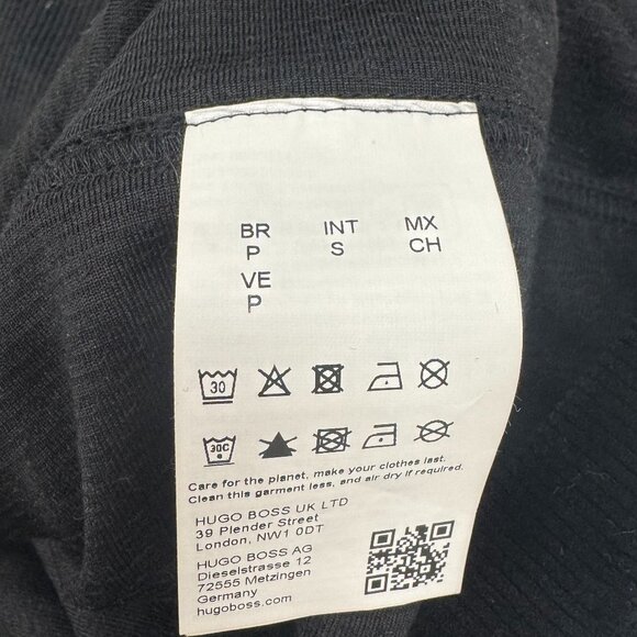 Hugo Boss Black Velour Polo Shirt - Picture 5 of 7